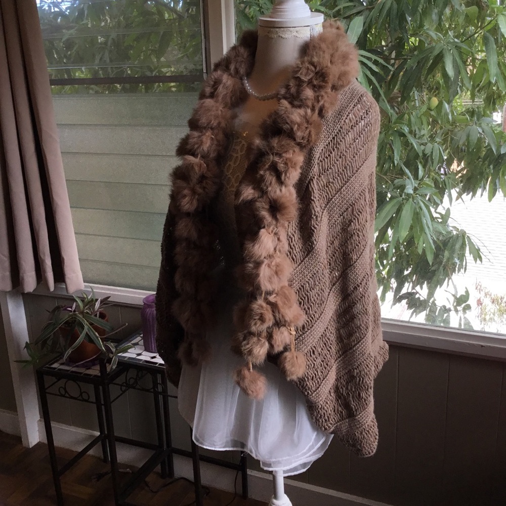 New with tags! Wool-mix Ellison shrug/cardigan